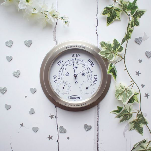 25th Anniversary Silver Weather Dial