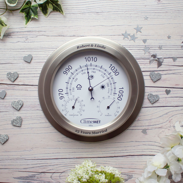 25th Anniversary Silver Weather Dial