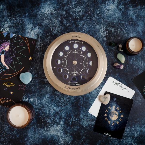 Zodiac Moon Phase Clock - ClimeMET