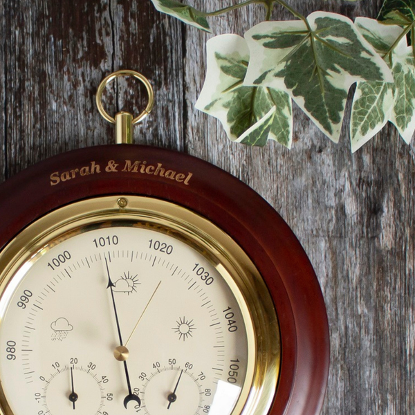 5th Anniversary Wooden Weather Dial