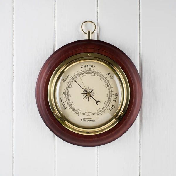 Traditional Wooden Barometer CM4202