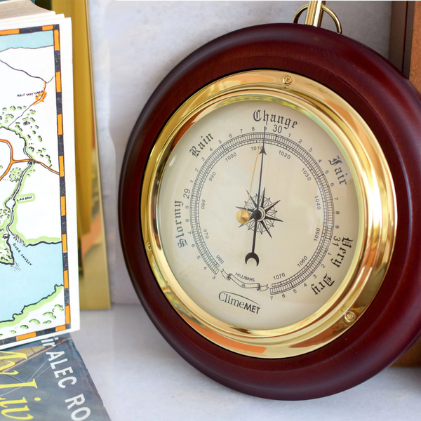 Traditional Wooden Barometer CM4202