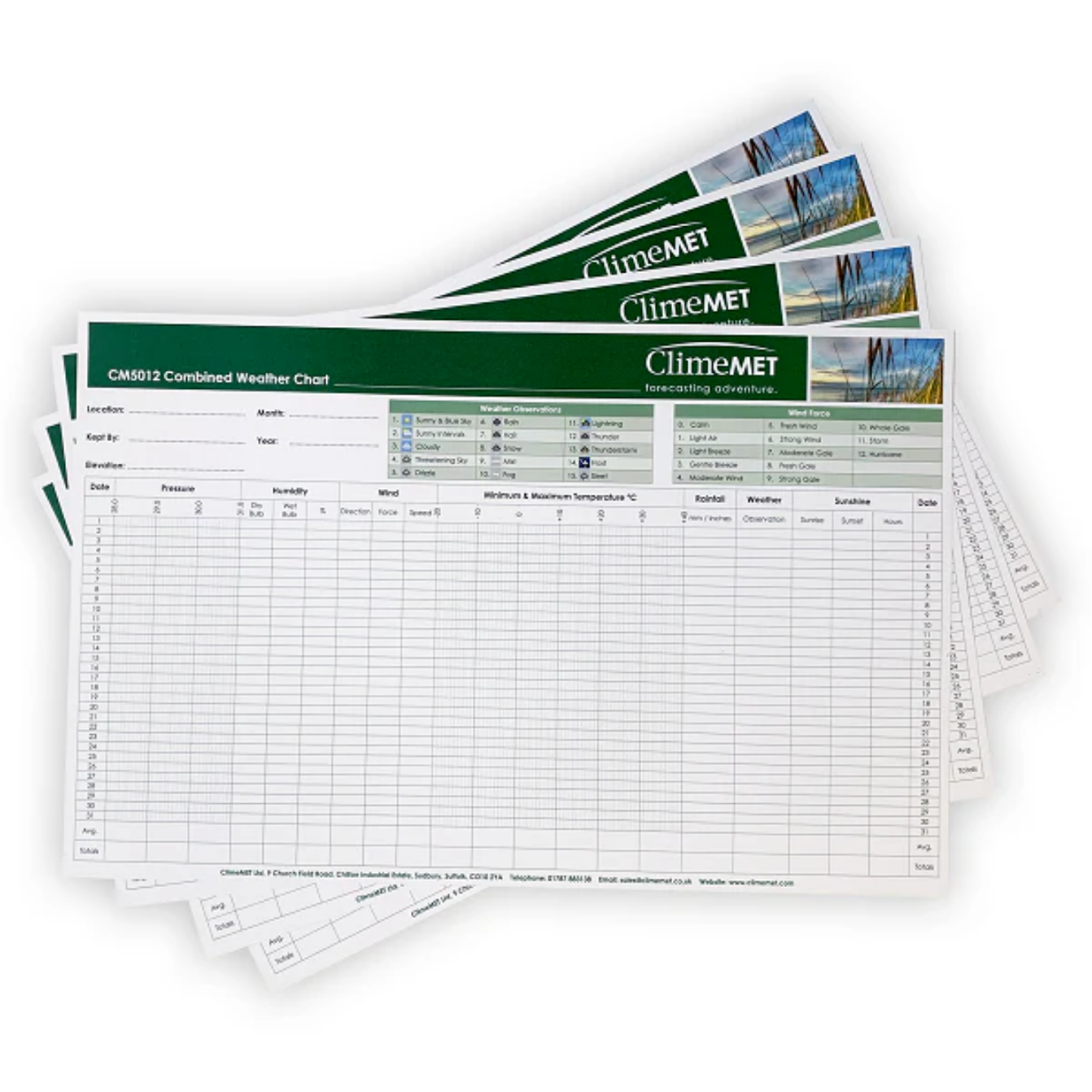 Combined Weather Chart CM5012 Main image