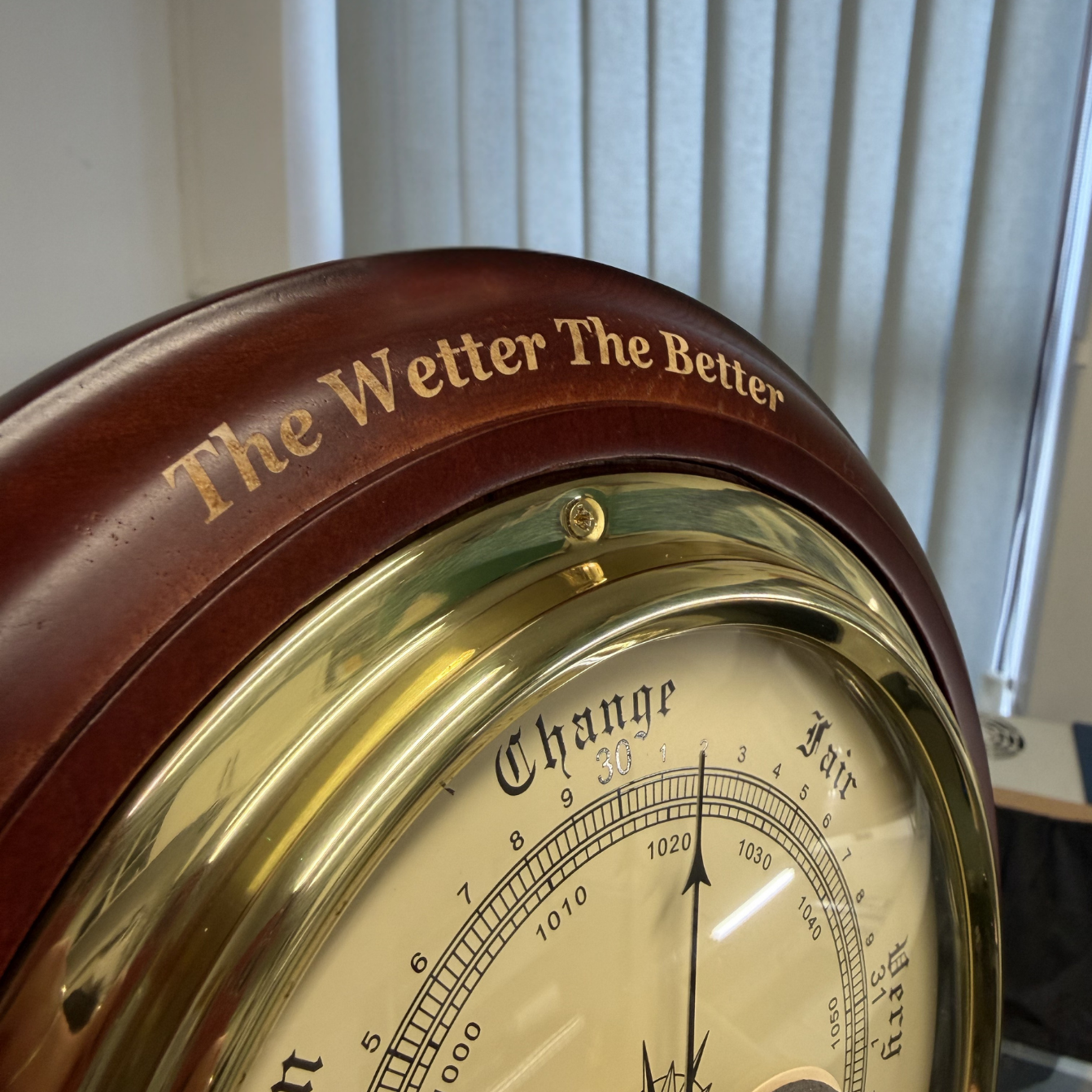 Personalisation Upgrade: Wooden Weather Dial Secondary image