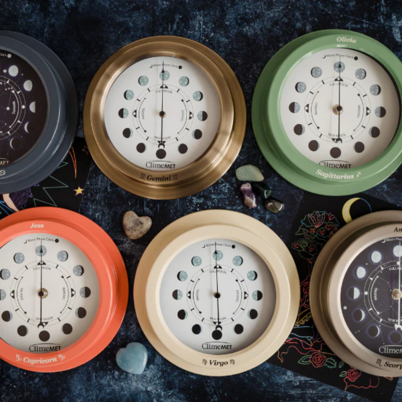 Zodiac Moon Phase Clock Main image