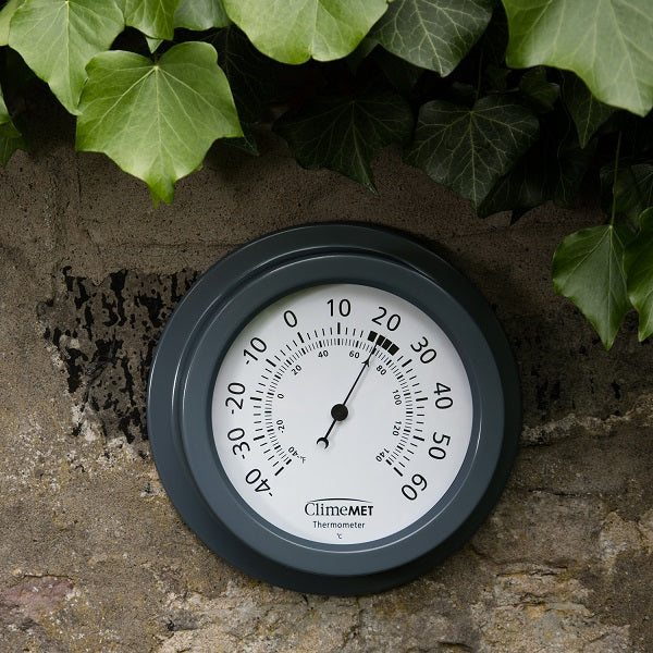 The Weather Channel® Analog Garden Thermometer With Rain Gauge by