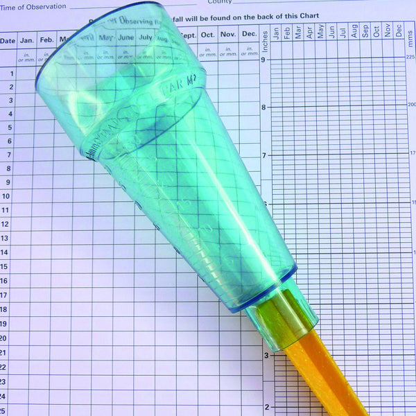 Rain Gauge and Rainfall Chart CM1088 - ClimeMET