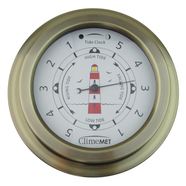 Red Lighthouse Tide Clock CM4520 - ClimeMET