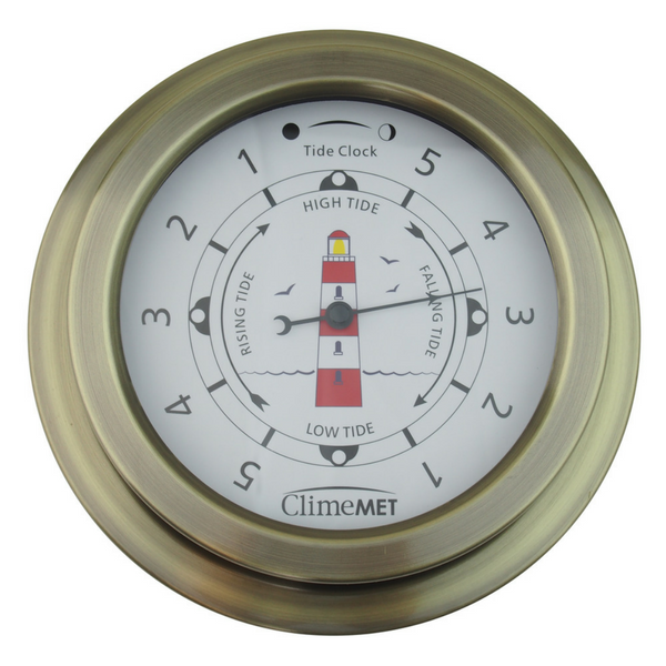 CM4520 Red Lighthouse Tide Clock