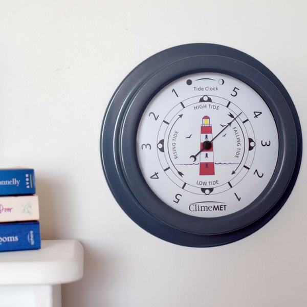 Red Lighthouse Tide Clock CM4520 - ClimeMET