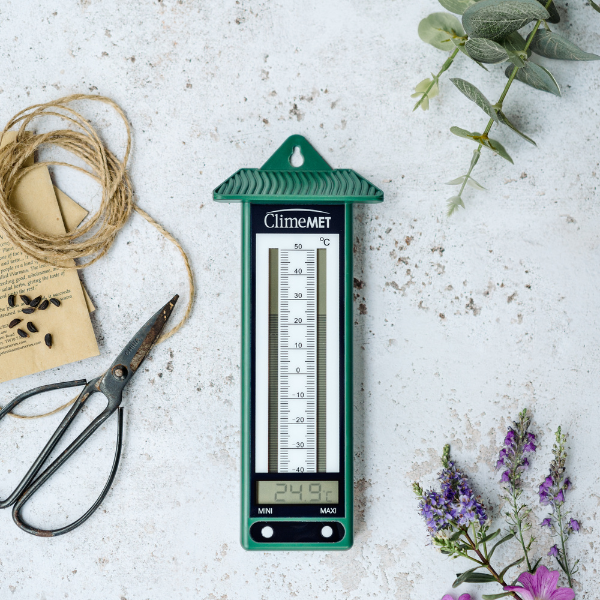 Digital Display Max Min Greenhouse Thermometer Garden Indoor