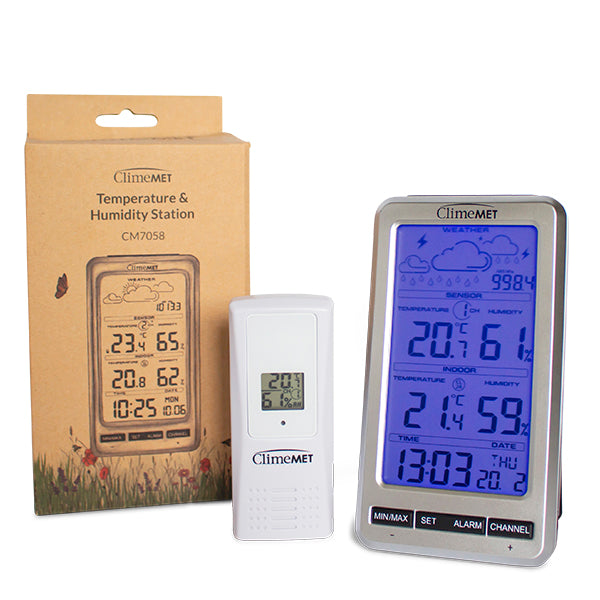 Temperature & Humidity Station CM7058 - ClimeMET