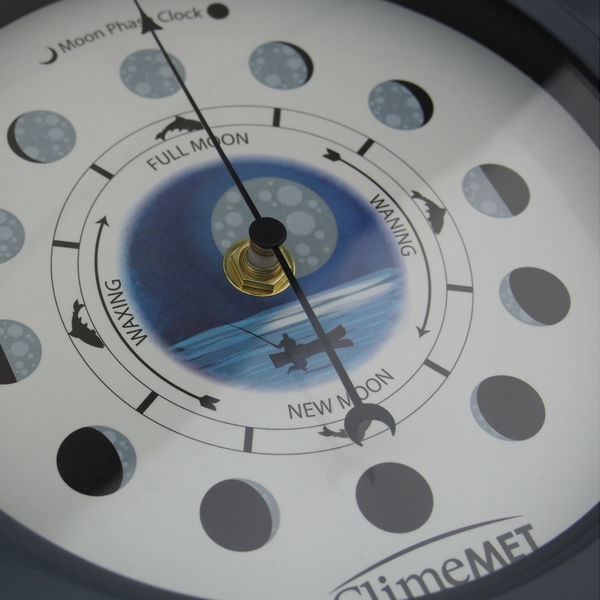 Night Fishing Moon Phase Clock CM4610 - ClimeMET
